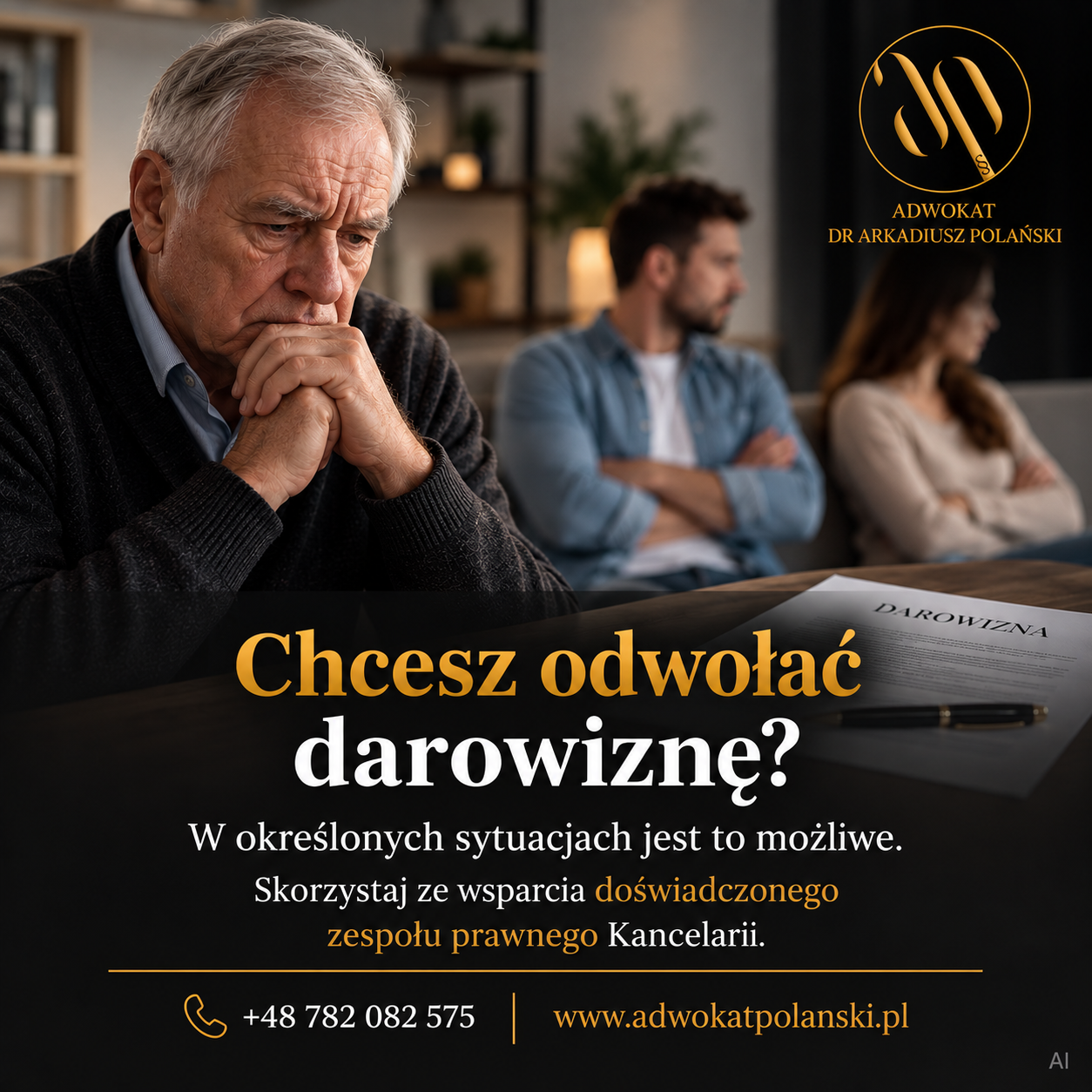 odwołanie darowizny